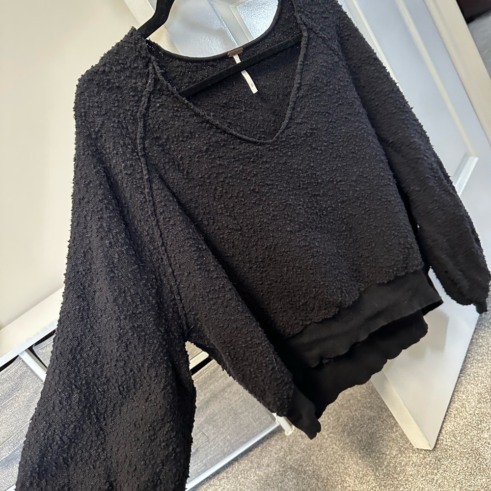 Free People V neck sweater